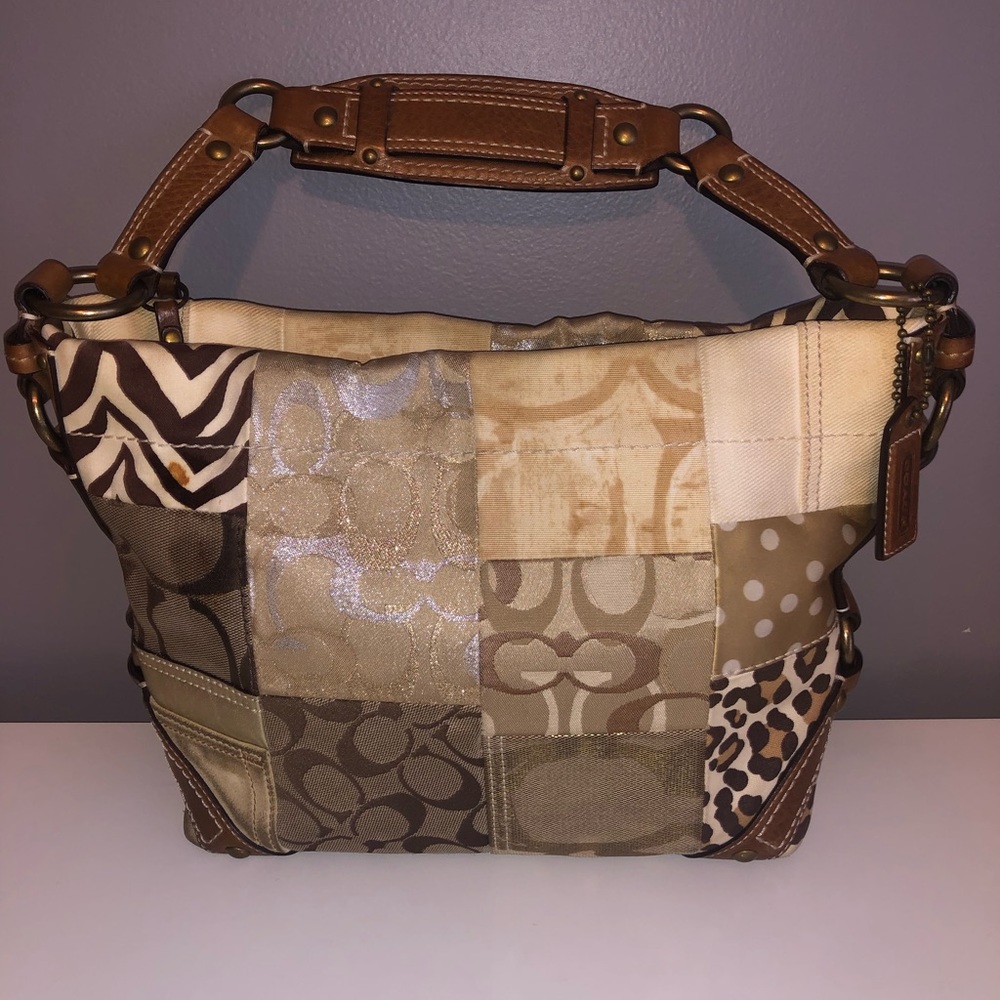 Coach patchwork hobo bag